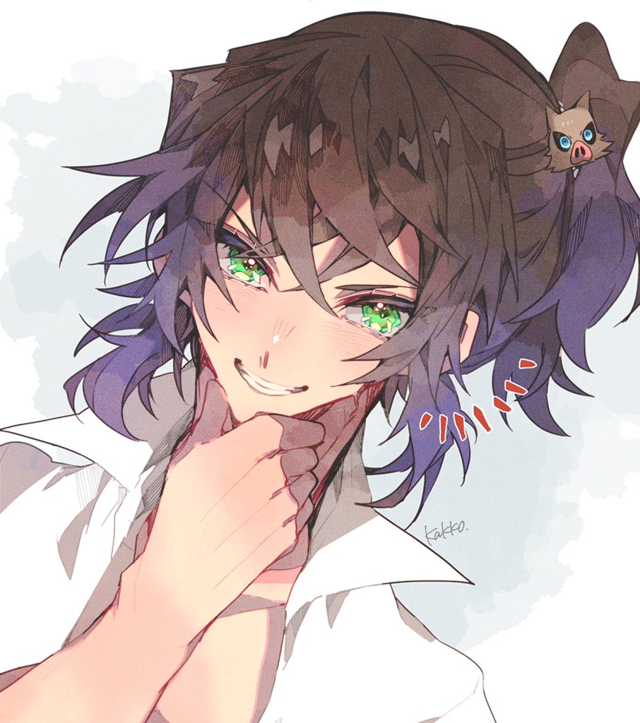 嘴平伊之助 twitter:@kakko_826 【鬼滅之刃】