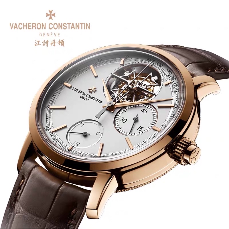 vacheron constantin 江诗丹顿传袭系列陀飞轮计时男士腕表5100t