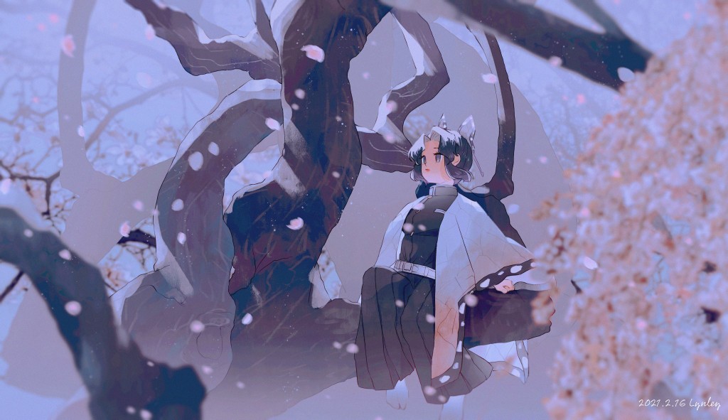 鬼灭之刃# 画师rinry笔下的蝴蝶忍(twi:r_rinry95)