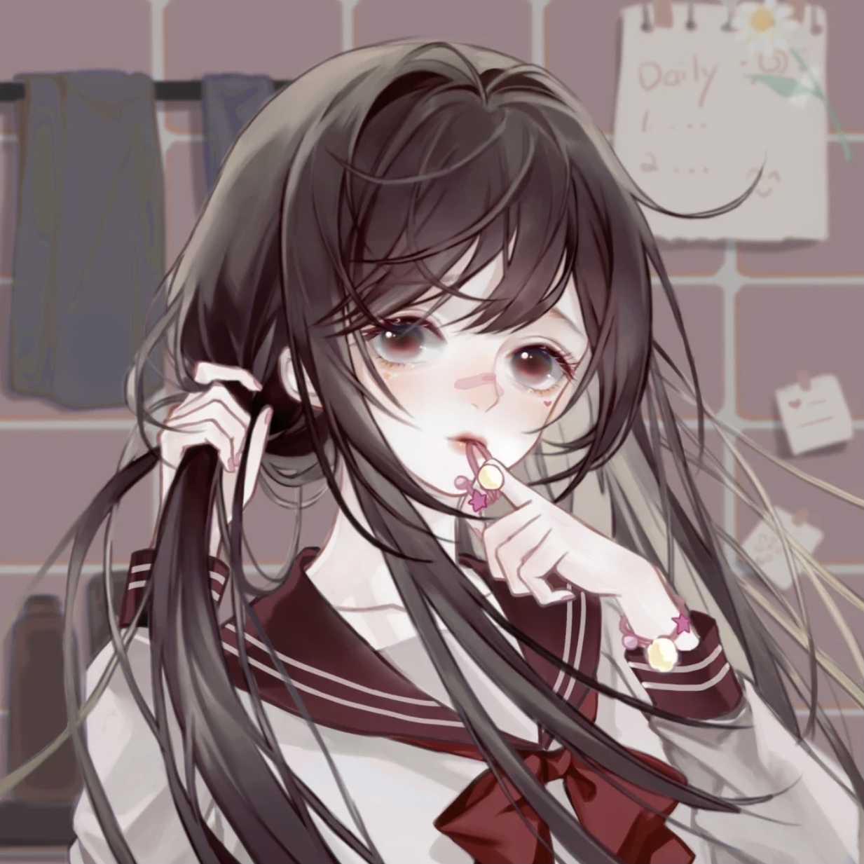 动漫女生单人头像