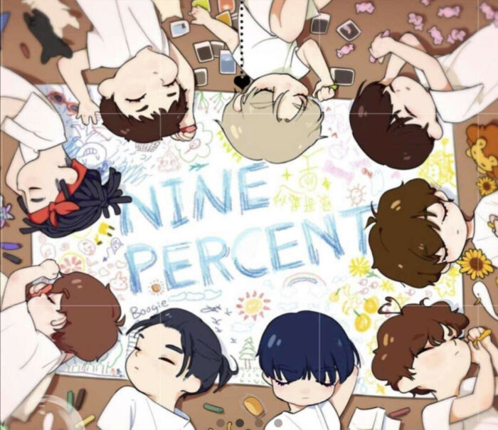 ninepercent漫画q版小人,图源from网络,侵权删