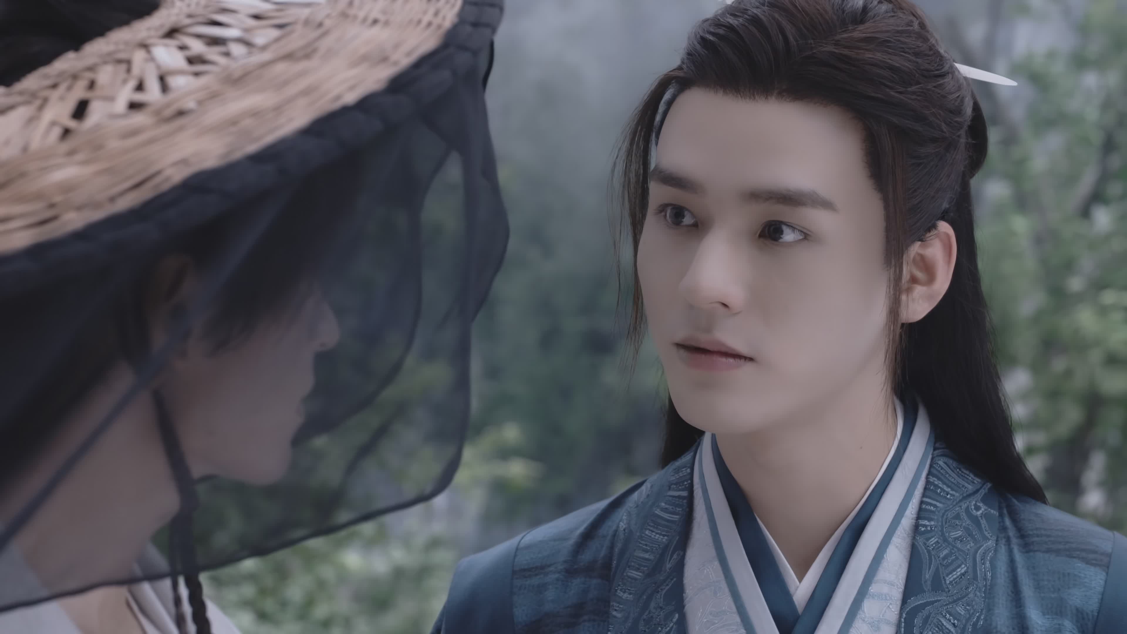 电视剧《山河令》截图,温客行和周子舒服.