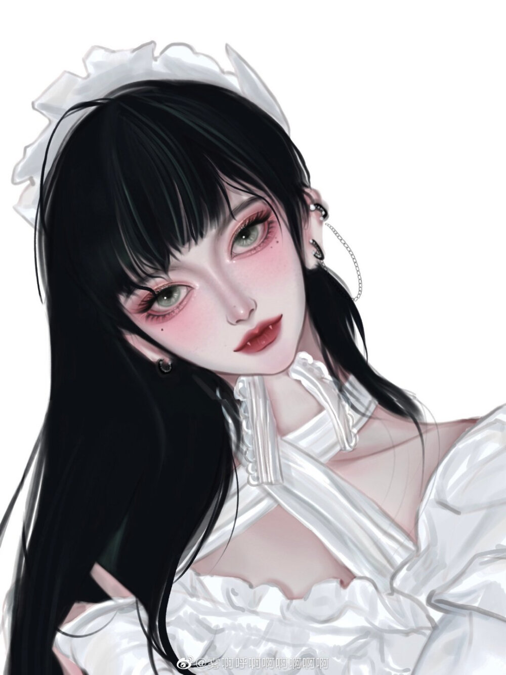 酷酷的女生头像