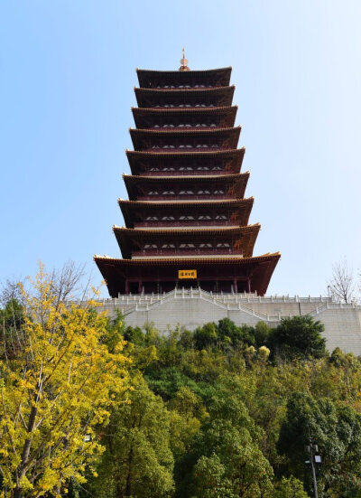 苏 南京 佛顶宫佛顶塔
