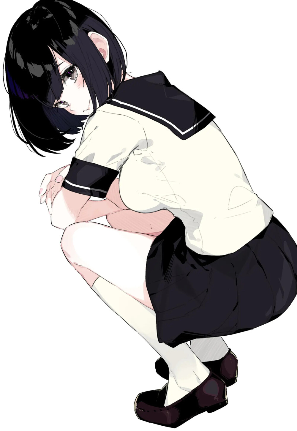 水手服女孩画师かやはら作者id10495320