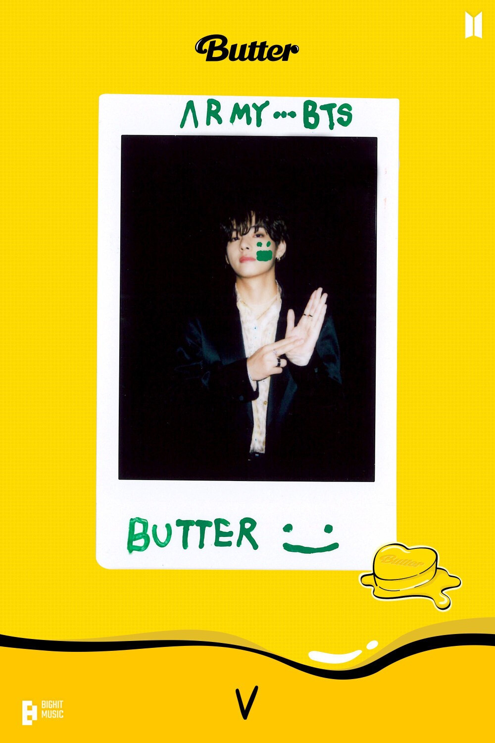 金泰亨 210524 官推 "butter" polaroids