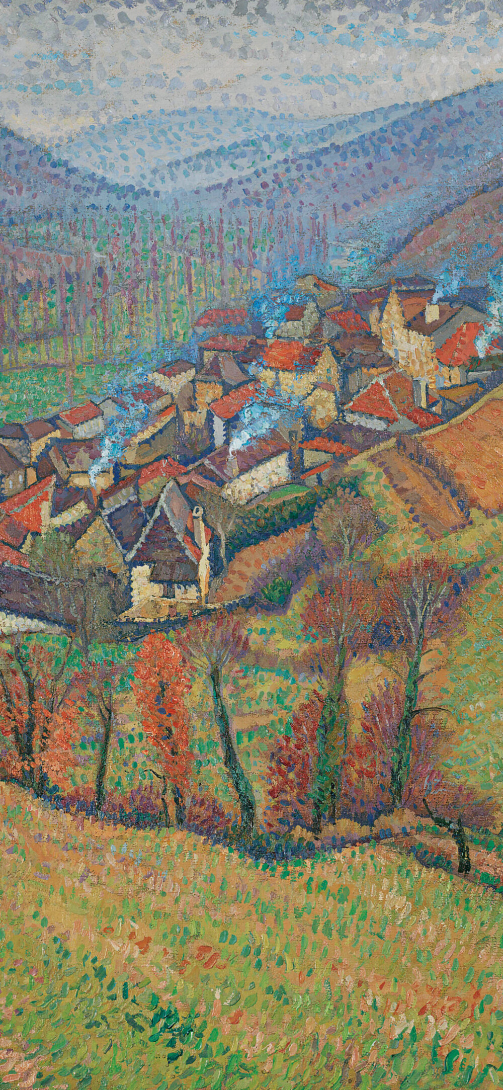 『夏日插画壁纸』 画师:法国印象派画家henry moret 禁商用 私加水印 