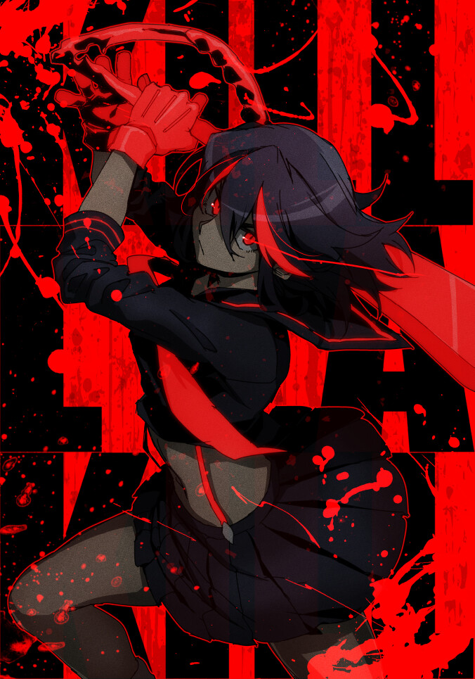 缠流子 kill la kill 画师:pizaya - 堆糖,美图壁纸兴趣社区