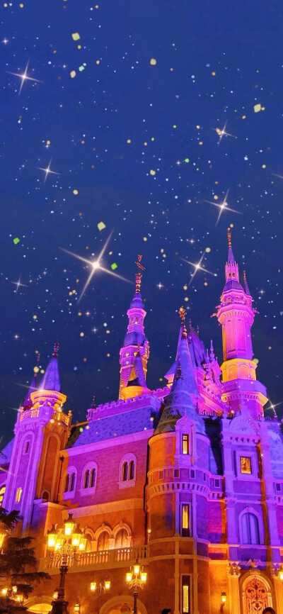 迪士尼城堡夜景 堆糖 美图壁纸兴趣社区