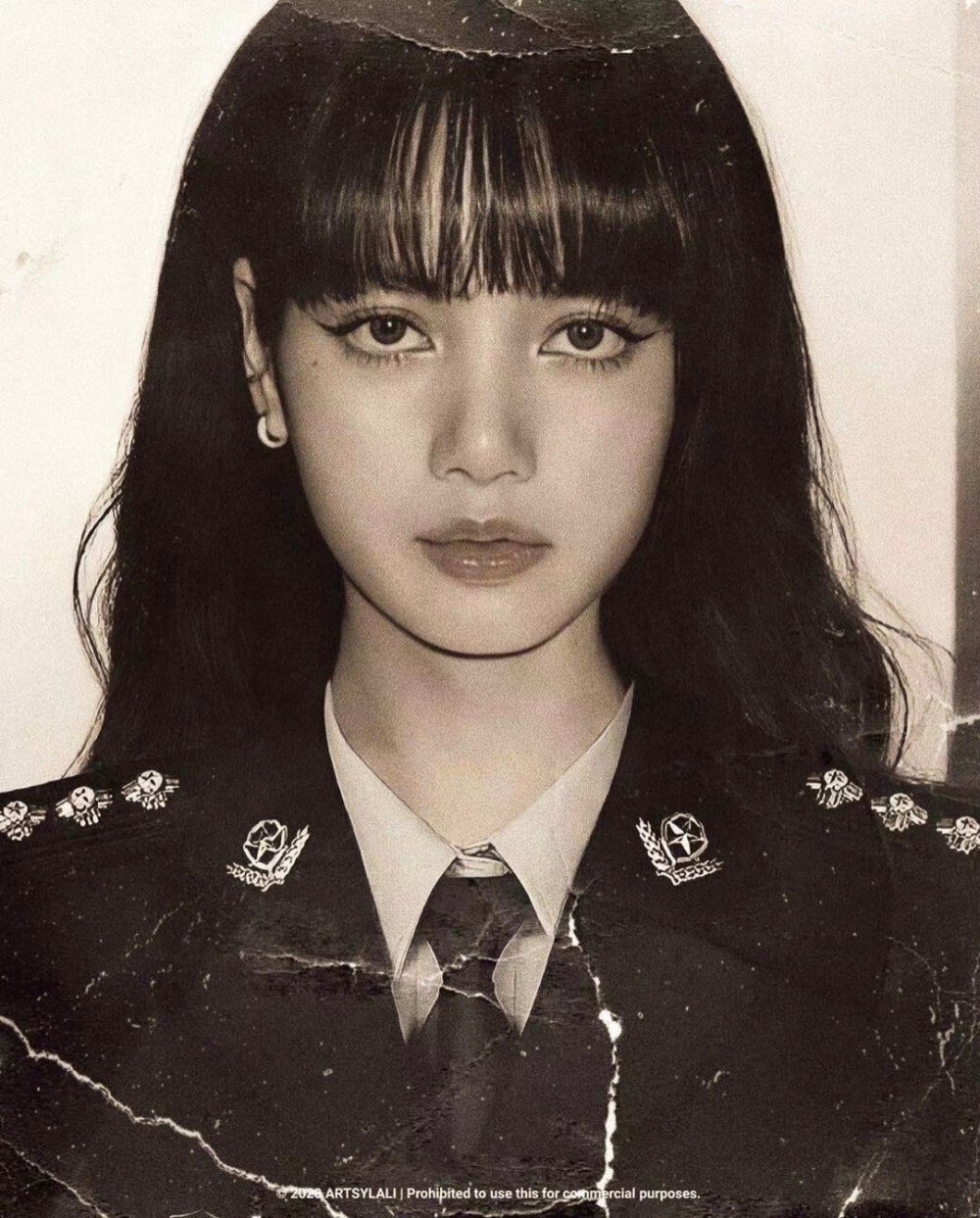 jenniejisoolisarosé证件照insblackpink