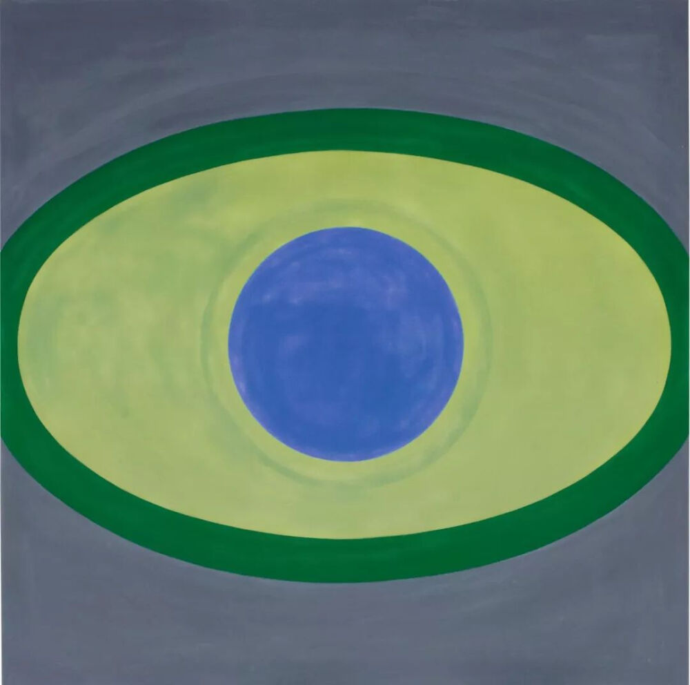 肯尼斯·诺兰德(kenneth noland)《青金石》(lapis lazuli),布面丙烯