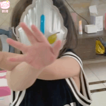 萌娃丸子妹表情包动图