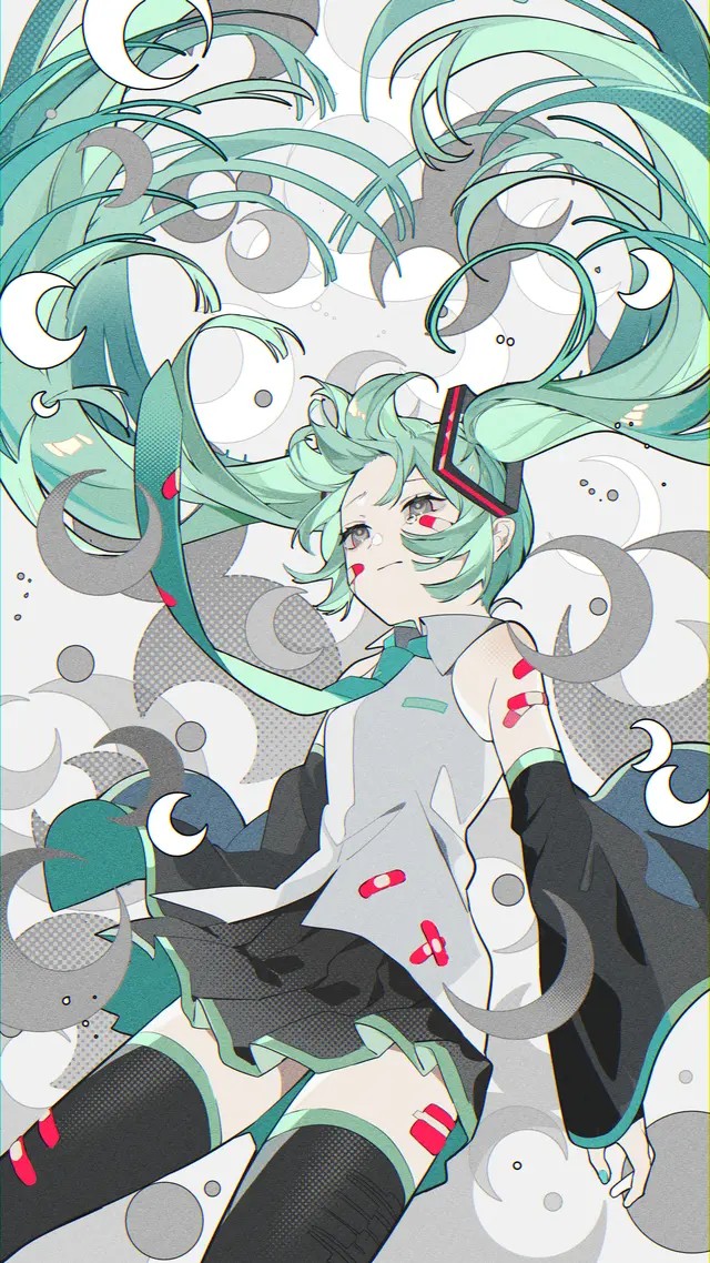 插画初音未来