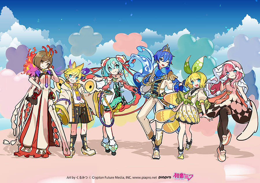 「マジカルミライ 2021」魔法未来2021视觉图更新,art by 画师:くるみ