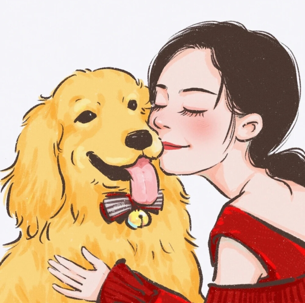 女生插画头像*侵权删
