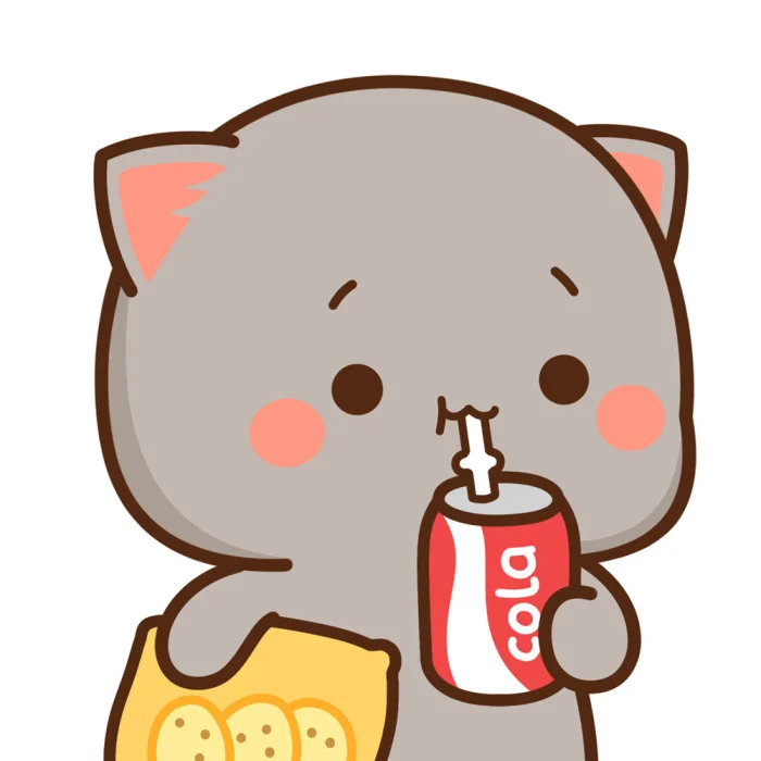 蜜桃猫情侣头像