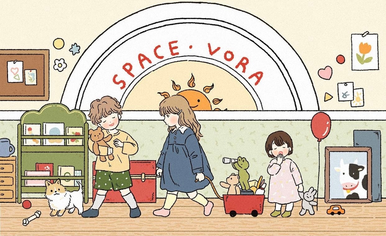 可爱治愈系插画壁纸画师ins:yoovora