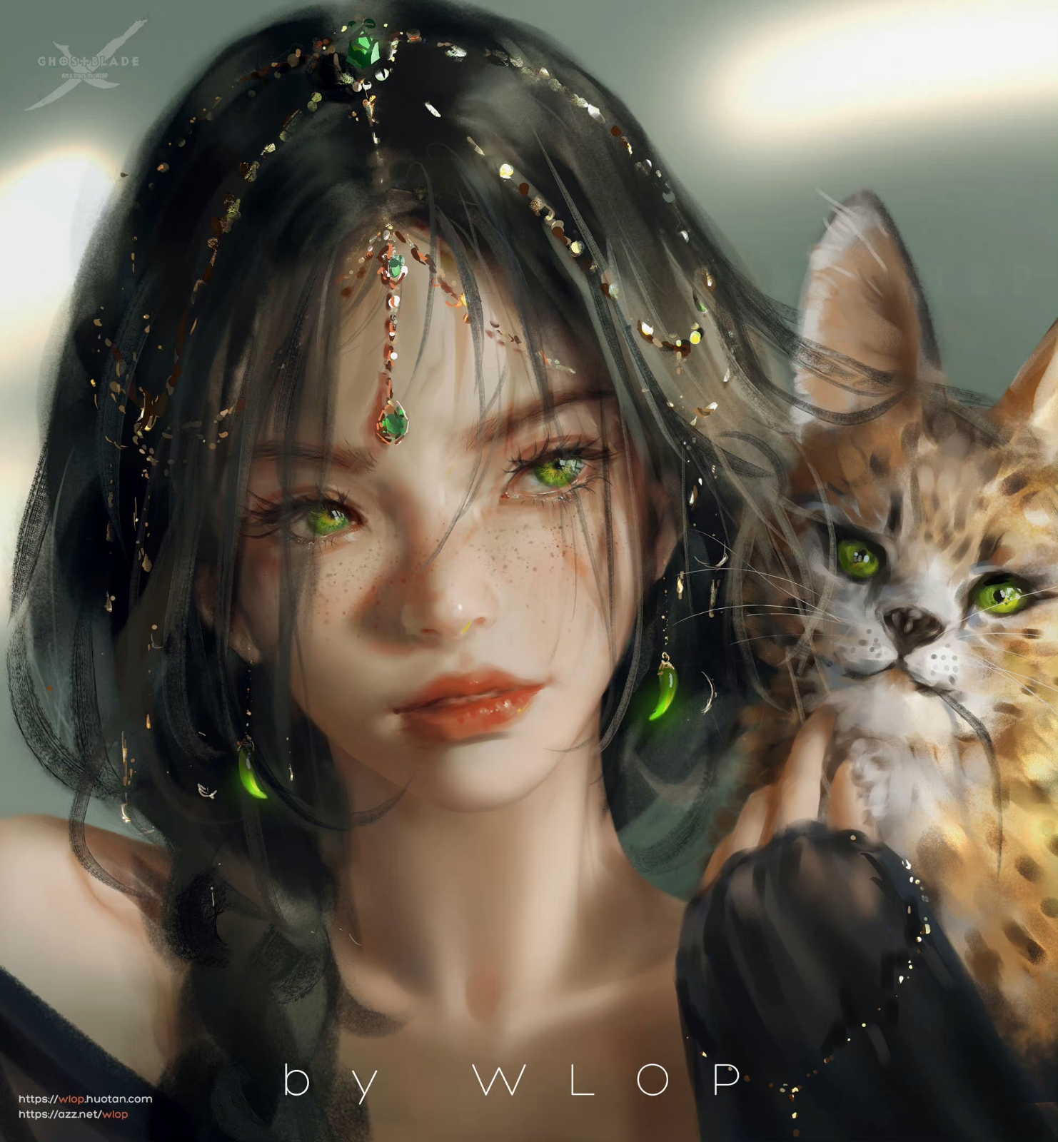 插画壁纸 画师:wlop - 高清图片，堆糖，美图壁纸兴趣社区