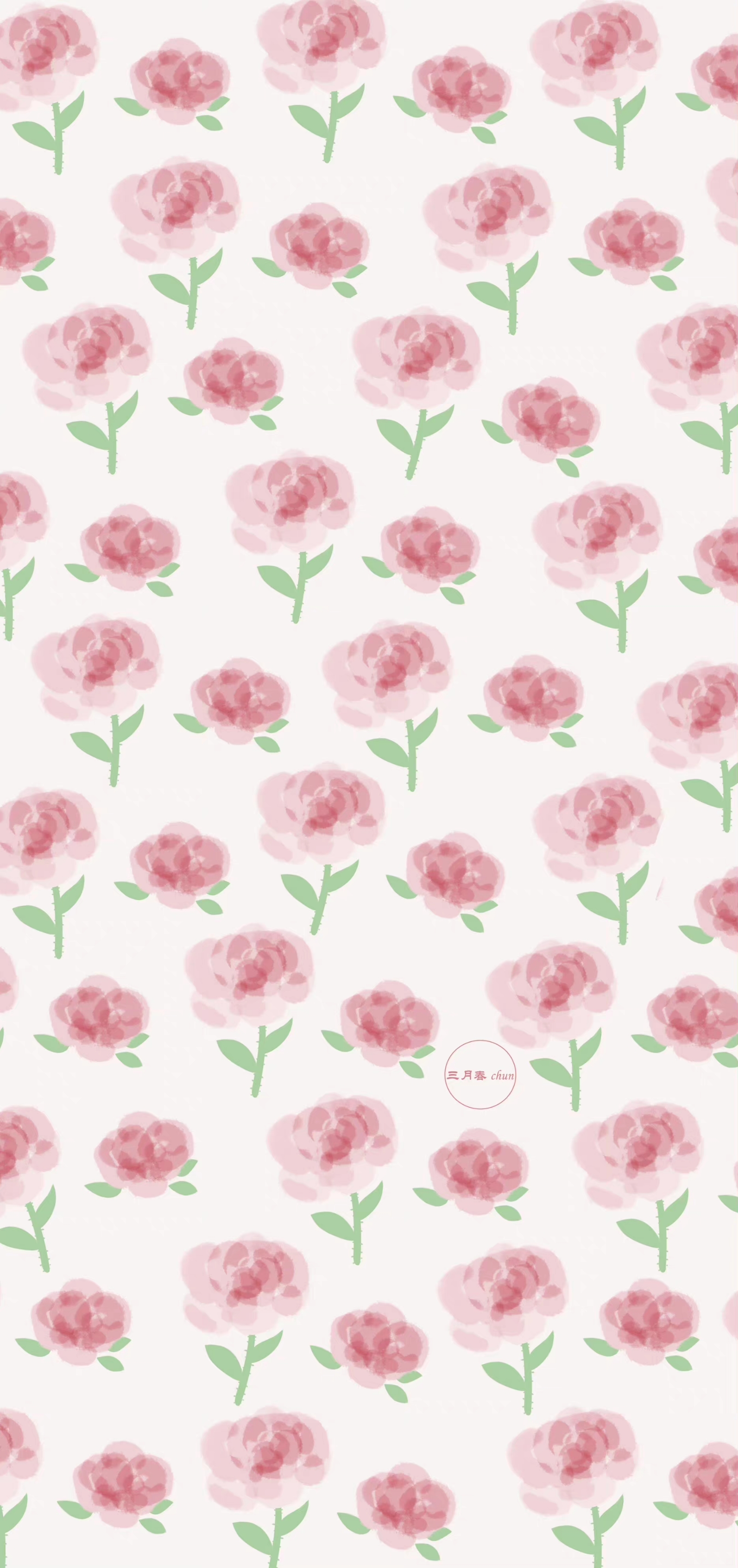 粉色小碎花可愛h5背景圖片，高清圖庫，桌布素材免費下載 | Pngtree