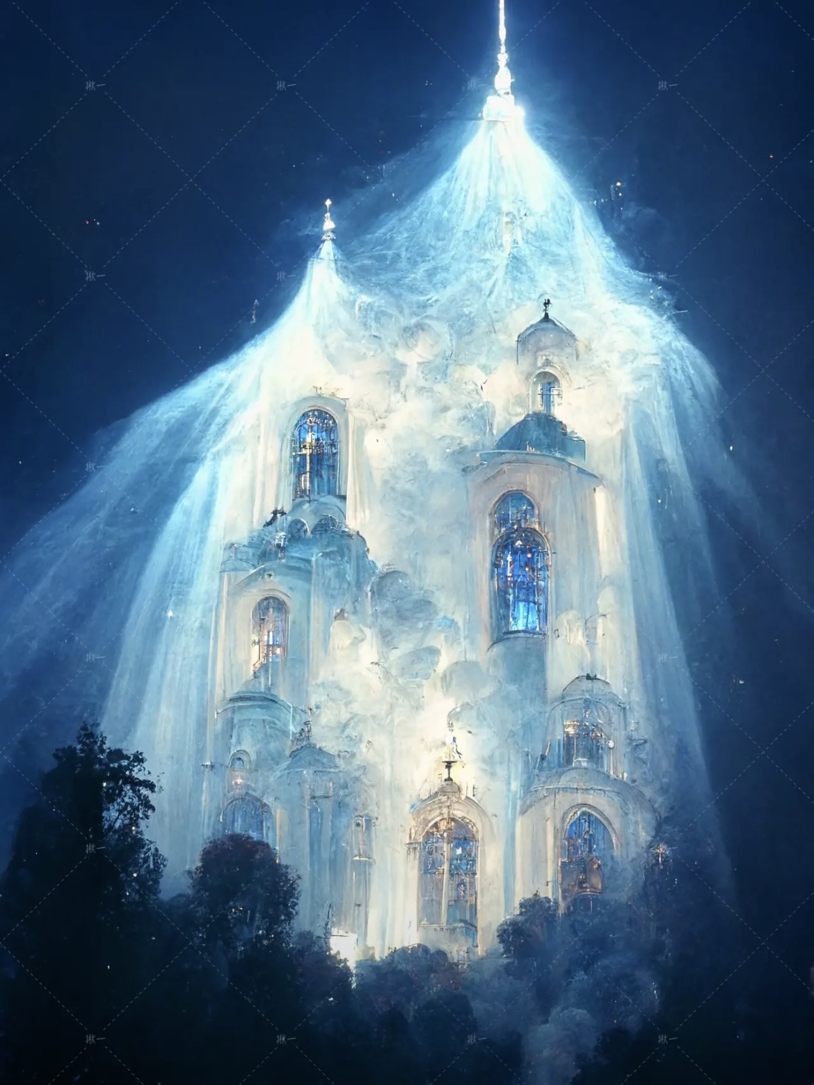 步入深蓝海底——国内最美的蓝色教堂玻璃 - 知乎