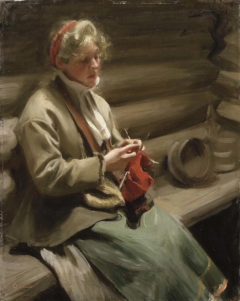 瑞典艺术大师Anders Zorn （安德斯·佐恩）绘画作品欣赏- 堆糖，美图