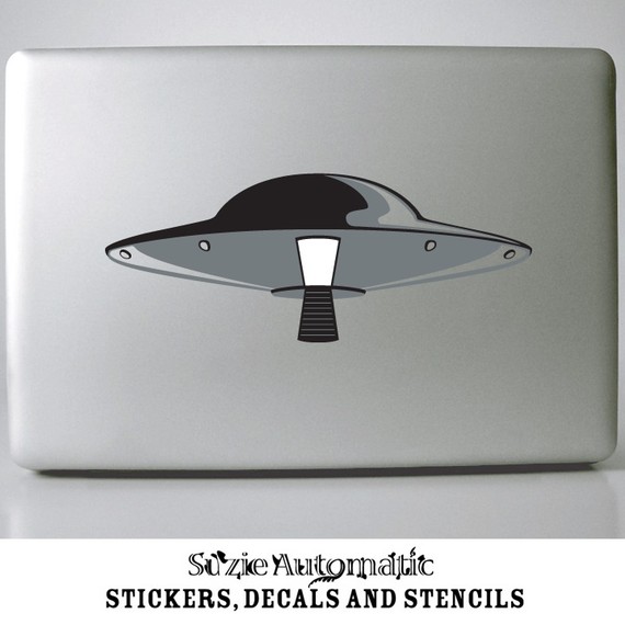 mac笔记本贴纸 discintosh ufo mac decal