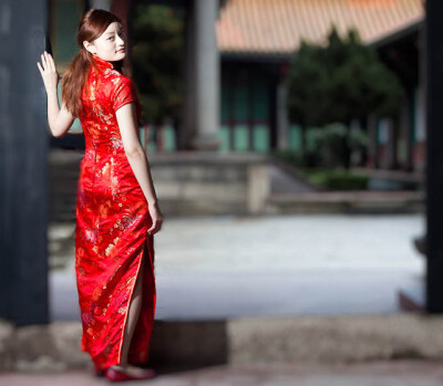 中国旗袍.最美的服饰,莫过于旗袍了.