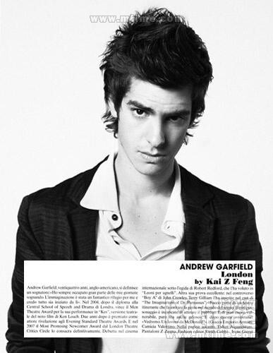 安德鲁·加菲尔德 andrew garfield.这脸最精致了!