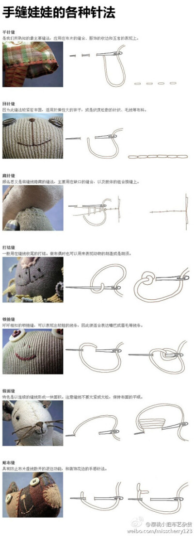 手缝针法