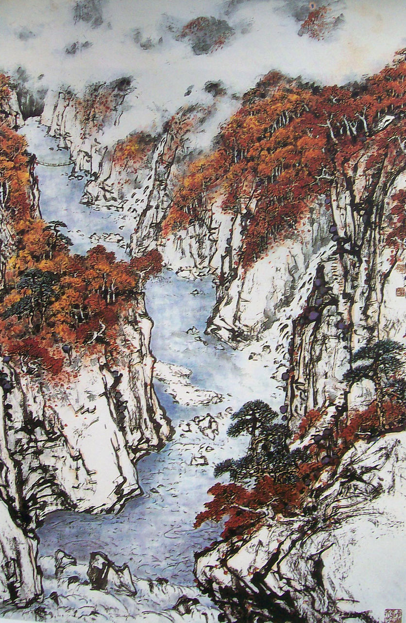 国画大师关山月山水画作品集锦