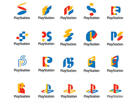 playstation logo 设计稿