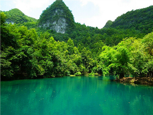 贵州荔波.青山绿水,多么美.