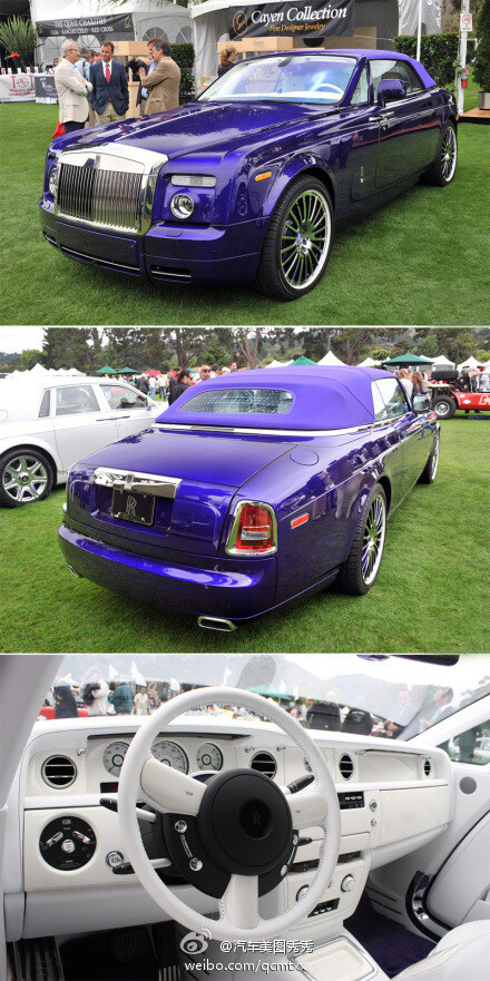 定制的劳斯莱斯bespoke-rolls-royce 外观绚丽,内饰时尚奢华!