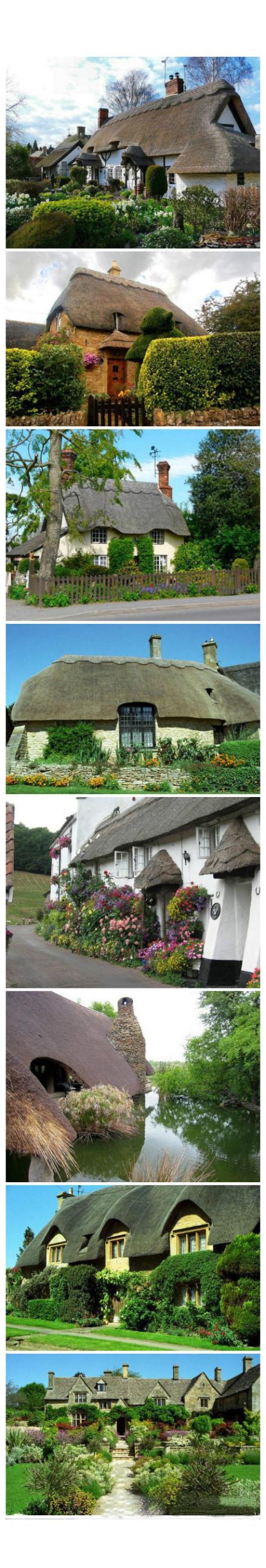 英国童话般的乡间小屋太美了