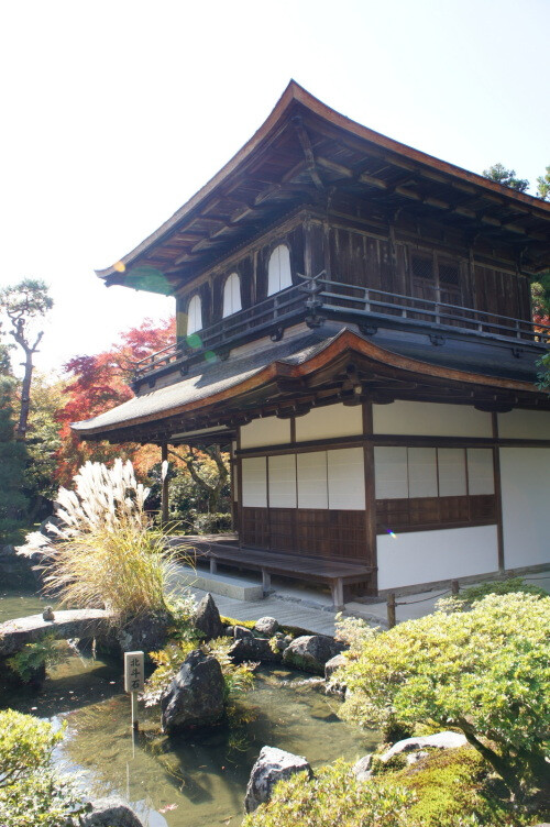 世界文化遗产银阁寺.日本京都.