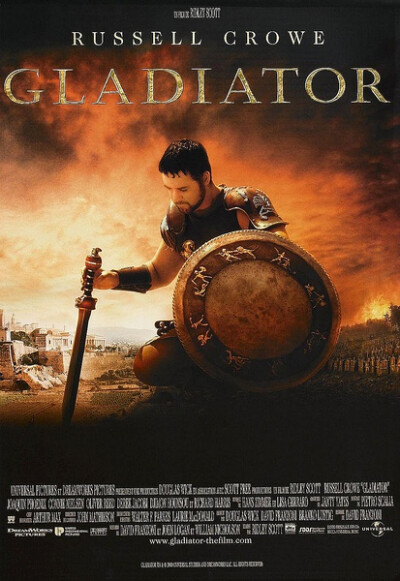 第73届2001《角斗士》gladiator 导演: 雷德利·斯科特 编剧: 大卫