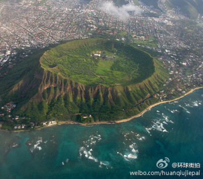 夏威夷的地标钻石山