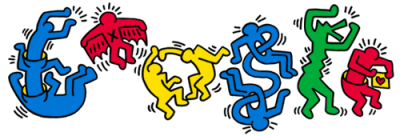 美国涂鸦艺术家及社会运动者凯斯·哈林 54 岁诞辰(由 keith haring