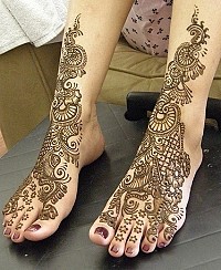 henna/mehndi/印度海娜/蔓海蒂/植物纹身/手绘纹身