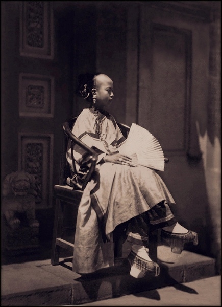 北京,旗人女孩.1861-1864