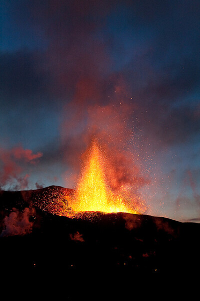 volcanic eruption 火山爆发