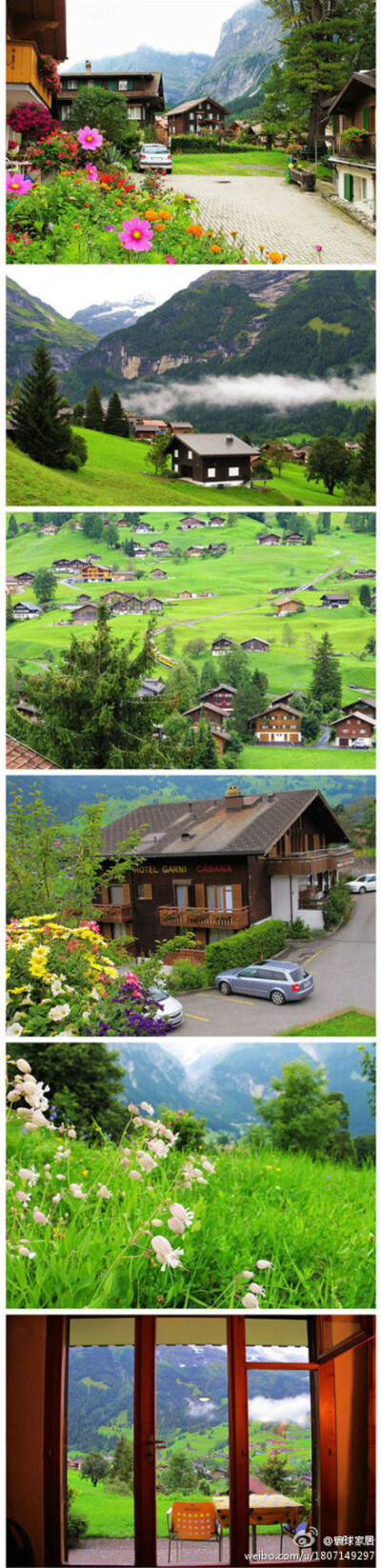 田园小镇—瑞士格林德尔瓦尔德,若能逗留于此,多么开心的事情!