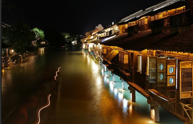乌镇,夜景