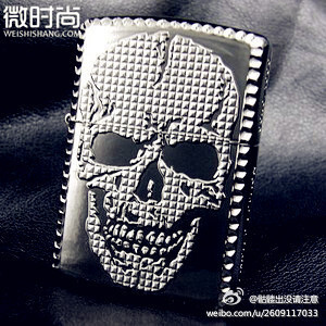 大骷髅头铆钉zippo~地址:http/t.cn/zwvor3x