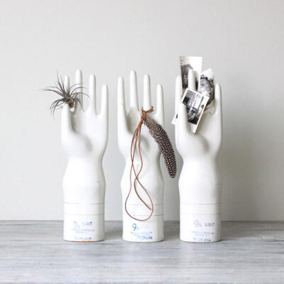 手套模具用的白色陶瓷手模