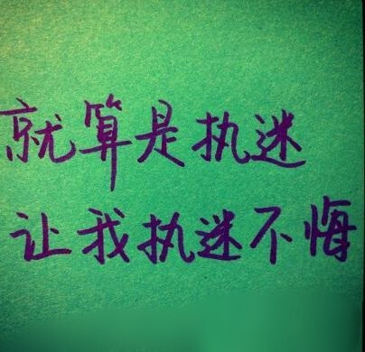 你并不是我,又怎能了解?就算是执迷,让我执迷不悔.