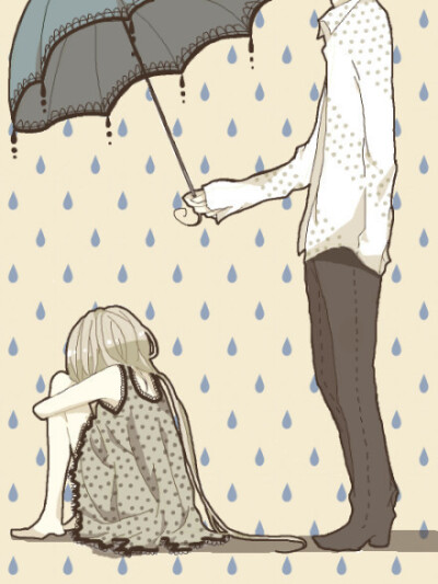 打伞