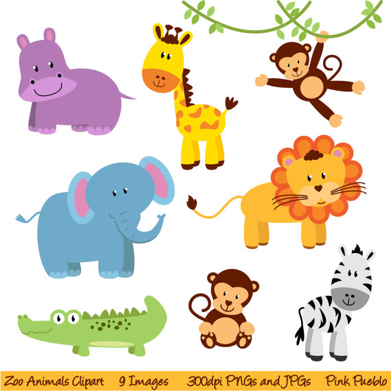 zoo animals clipart clip art new jungle animals clipart clip