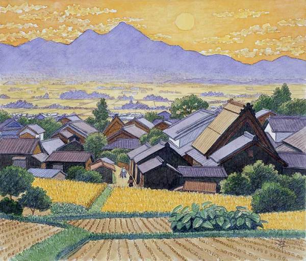 辻本洋太郎 日本风景水彩 (4)_绘画_新怂