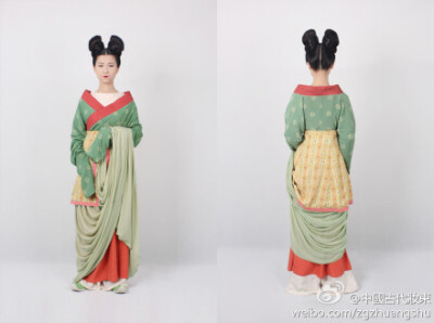 【中国风·汉族女子装束】北齐汉服襦裙少女 chinese hanfu 图片来自